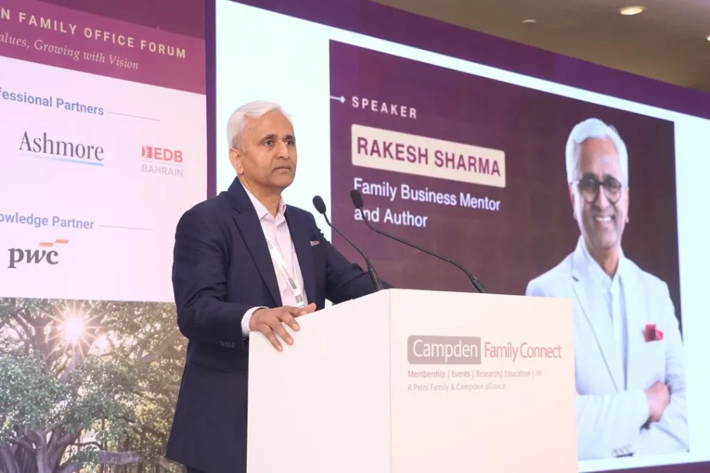 Rakesh Sharma on stage