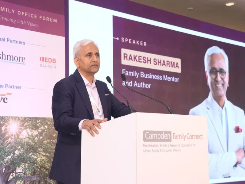Rakesh Sharma on stage