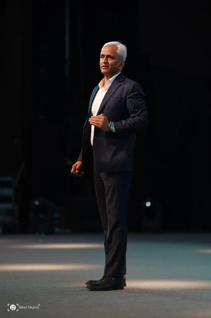 Rakesh Sharma on stage