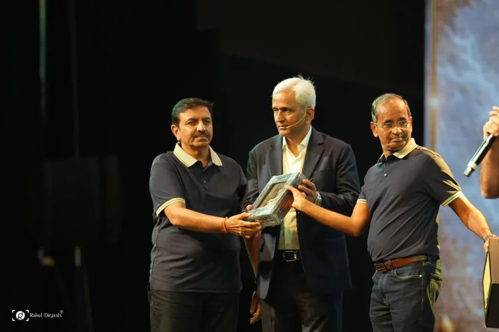 Rakesh Sharma on stage